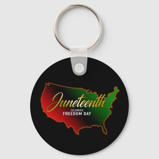 Pan-Afrikaans, Juneteenth sleutelhanger (Voorkant)