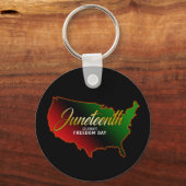 Pan-Afrikaans, Juneteenth sleutelhanger (Voorkant)