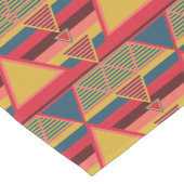 Pan-Afrikaans kleurrijk driehoekspatroon Korte Tafelloper (Hoek)
