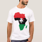 Pan-Afrikaans - Thomas Sankara Silhouette T-shirt (Voorkant)