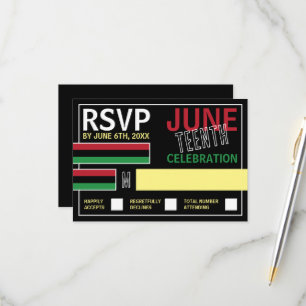 Pan-Afrikaans vlaggenontwerp, Junetetiende RSVP-ka RSVP Kaartje