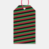 Pan-Afrikaans vlagontwerp, 10e herfst Cadeaulabel (Achterkant)