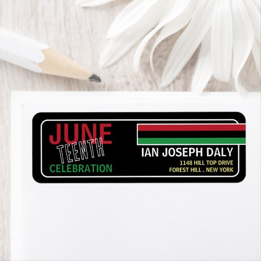 Pan-Afrikaans vlagontwerp, 10e herfst Etiket (Insitu)