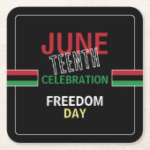 Pan-Afrikaans vlagontwerp, 10e herfst Kartonnen Onderzetters (Voorkant)