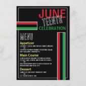 Pan-Afrikaans vlagontwerp, 10e herfst Menu (Voorkant)