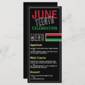 Pan-Afrikaans vlagontwerp, 10e herfst Menu (Voorkant / Achterkant)