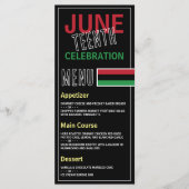 Pan-Afrikaans vlagontwerp, 10e herfst Menu (Voorkant)