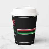 Pan-Afrikaans vlagontwerp, 10e herfst Papieren Bekers (Achterkant)