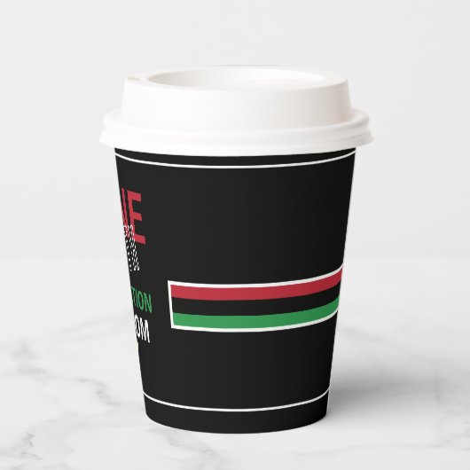 Pan-Afrikaans vlagontwerp, 10e herfst Papieren Bekers (Achterkant)