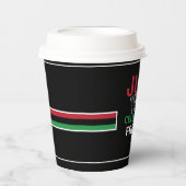 Pan-Afrikaans vlagontwerp, 10e herfst Papieren Bekers (Voorkant)