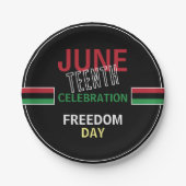 Pan-Afrikaans vlagontwerp, 10e herfst Papieren Bordje (Voorkant)