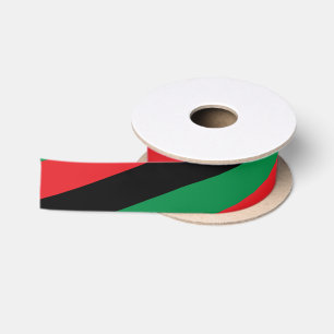 Pan-Afrikaanse & Afro-Amerikaanse UNIA-vlaglint Satijnen Lint