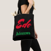 Pan-Afrikaanse Edo-stam Tote Bag (Dichtbij)