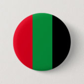 Pan-Afrikaanse essentie: rood, groen en zwart Ronde Button 5,7 Cm (Voorkant)