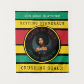 Pan-Afrikaanse foto afstudeerceremonie Wandkleed (Voorkant)