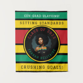 Pan-Afrikaanse foto afstudeerfoto Wandkleed