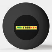 Pan-Afrikaanse, Juntetiende-speelkaarten Pingpongbal (Achterkant)