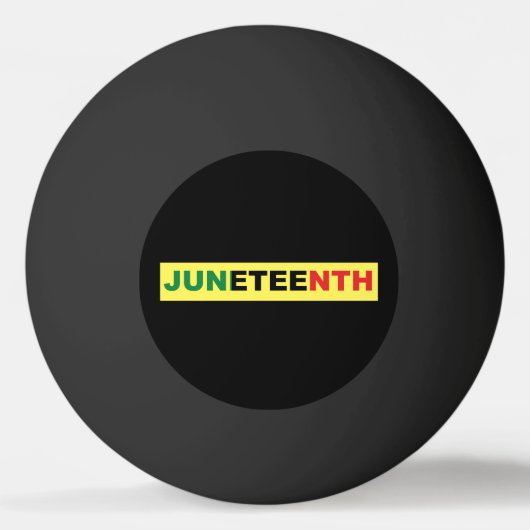 Pan-Afrikaanse, Juntetiende-speelkaarten Pingpongbal (Achterkant)