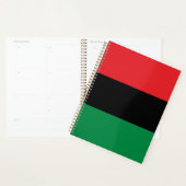 Pan Afrikaanse UNIA Kwanzaa vlag modern Planner (Display)