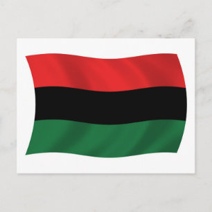 Pan-Afrikaanse (UNIA) vlag briefkaart