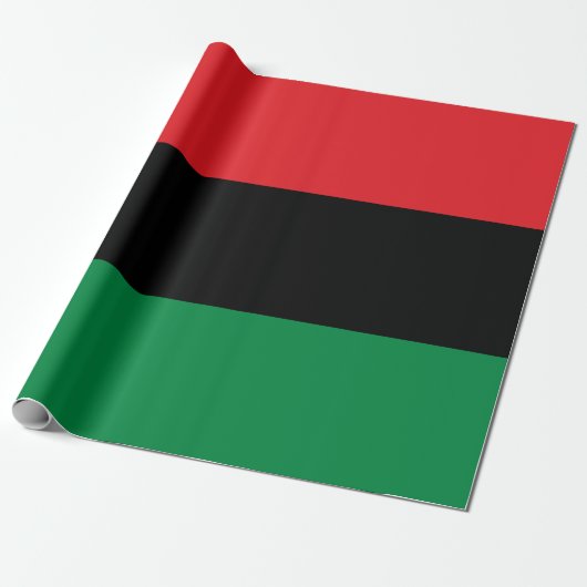 Pan-Afrikaanse UNIA-vlag Cadeaupapier (Uitgerold)