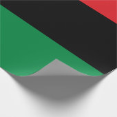 Pan-Afrikaanse UNIA-vlag Cadeaupapier (Hoek)