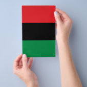 Pan-Afrikaanse UNIA-vlag Flyer (Hand)