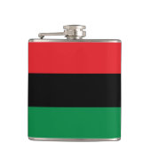 Pan-Afrikaanse UNIA-vlag Heupfles (Voorkant)