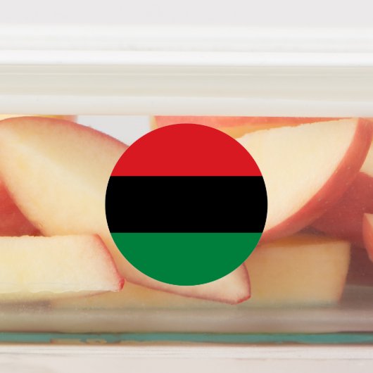 Pan-Afrikaanse UNIA-vlag Labels (Aangebracht)