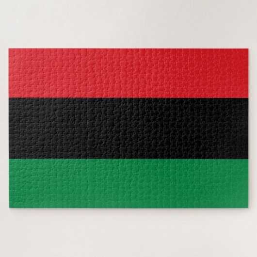 Pan-Afrikaanse UNIA-vlag Legpuzzel (Horizontaal)