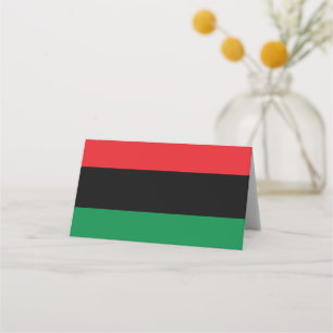 Pan-Afrikaanse UNIA-vlag Plaatskaartje