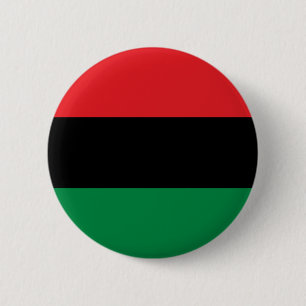Pan-Afrikaanse UNIA-vlag Ronde Button 5,7 Cm