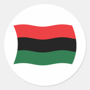 Pan-Afrikaanse (UNIA) Vlag Sticker