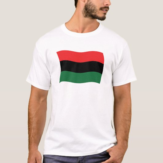 Pan-Afrikaanse (UNIA) Vlag T-shirt (Voorkant)