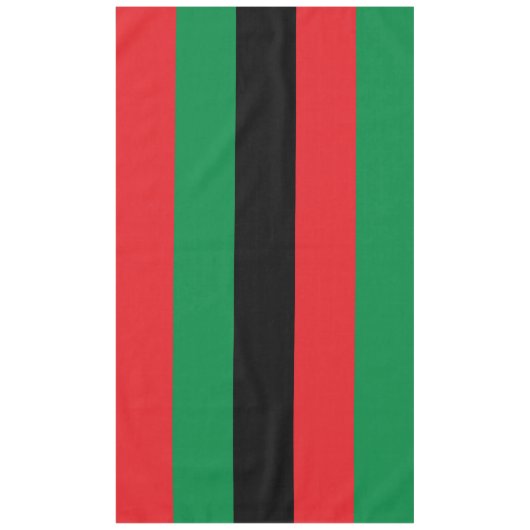 Pan-Afrikaanse UNIA-vlag Tafelkleed (Voorkant)