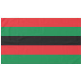 Pan-Afrikaanse UNIA-vlag Tafelkleed (Voorkant (Horizontaal))