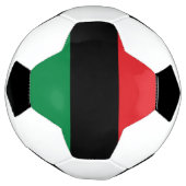 Pan-Afrikaanse UNIA-vlag Voetbal (Gedraaid)