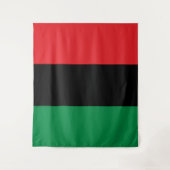 Pan-Afrikaanse UNIA-vlag Wandkleed (Voorkant)