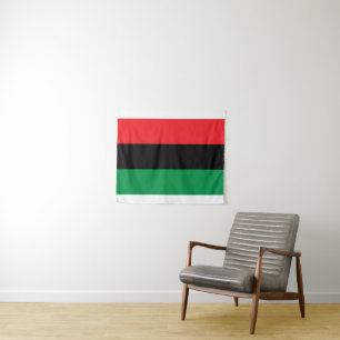 Pan-Afrikaanse vlag, Afro-Amerikaanse zwarte gesch Wandkleed