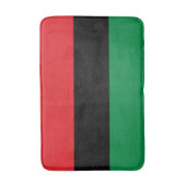 Pan-Afrikaanse vlag Badmat (Voorkant Verticaal)