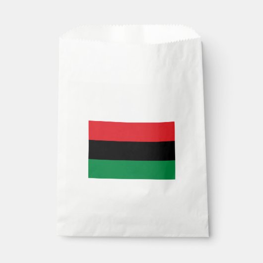 Pan-Afrikaanse vlag Bedankzakje (Voorkant)