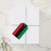 Pan-Afrikaanse vlag Cadeaulabel (Met Touw)