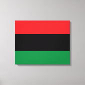 Pan-Afrikaanse vlag Canvas Afdruk (Voorkant)