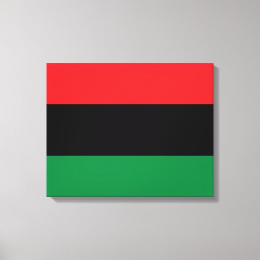 Pan-Afrikaanse vlag Canvas Afdruk (Voorkant)