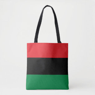 pan-Afrikaanse vlag en Uniesymbool/sportfan Tote Bag