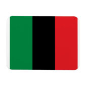 Pan-Afrikaanse Vlag Flexibele Fotomagneet Magneet (Horizontaal)