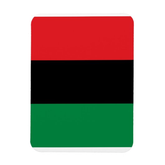 Pan-Afrikaanse Vlag Flexibele Fotomagneet Magneet (Verticaal)