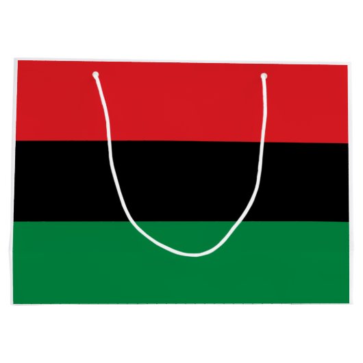 Pan-Afrikaanse vlag Groot Cadeauzakje (Achterkant)