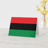 Pan-Afrikaanse vlag Kaart (Gele Bloem)