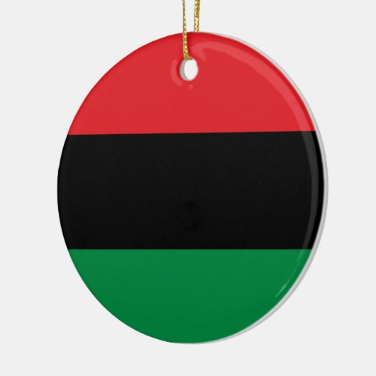 Pan-Afrikaanse vlag Keramisch Ornament (Links)
